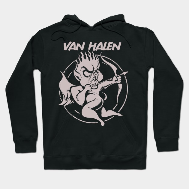 cupid van halen Hoodie by Sad is treu